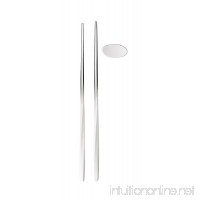 Guzzini My Fusion Collection 2 Tone Chopsticks with Rest  White  Set of 2 - B0748DWW7B